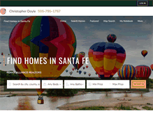 Tablet Screenshot of christopher.mysantafehomesearch.com